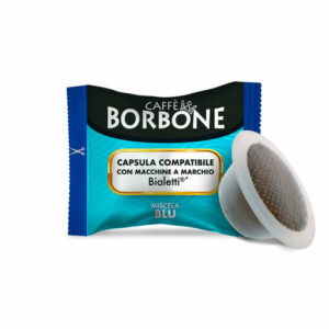 100 Capsules Bialetti®* - Mélange BLEU Caffè Borbone